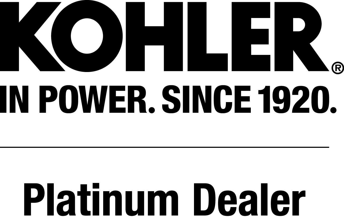 KOHLER, logo, Northeast Generator, Platinum Dealer